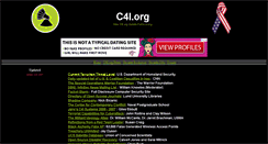 Desktop Screenshot of c4i.org