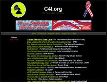 Tablet Screenshot of c4i.org